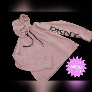 DKNY hoodie pullover peach top women M